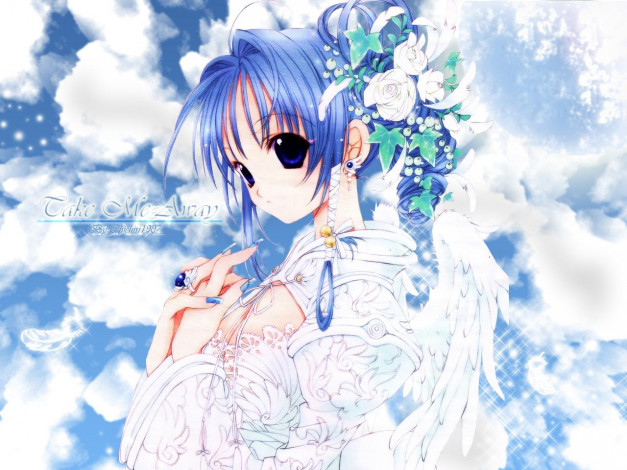 Обои картинки фото аниме, angel, dust