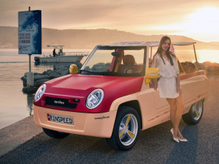 Картинка автомобили авто девушками rinspeed