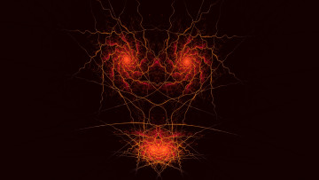 Картинка 3д графика fractal фракталы цвета фон узор