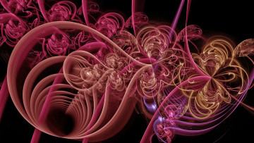 Картинка 3д графика fractal фракталы фон узор цвета