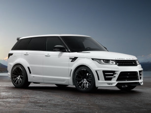 Картинка автомобили range+rover white rover design tuning range lumma