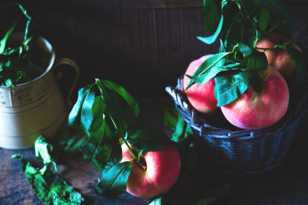 Картинка еда персики +сливы +абрикосы