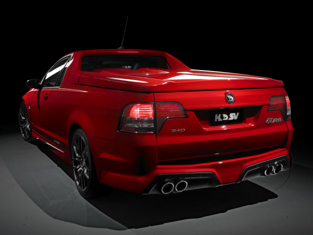 Обои картинки фото автомобили, holden, red, hsv, maloo