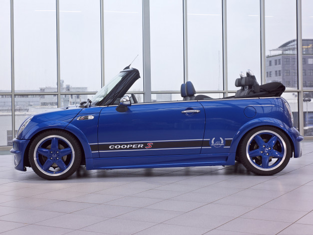 Обои картинки фото автомобили, mini, cabrio, s, cooper, ac, schnitzer