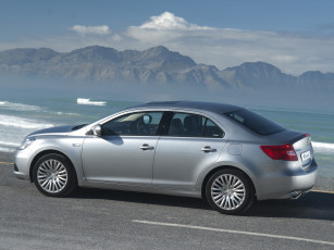 обоя автомобили, suzuki, kizashi, za-spec, серый