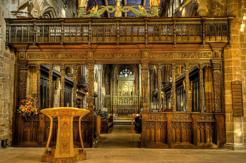 Картинка интерьер убранство +роспись+храма храм