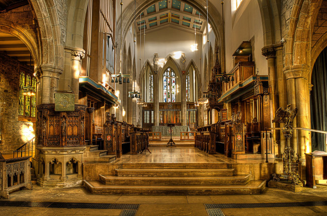 Обои картинки фото интерьер, убранство,  роспись храма, храм