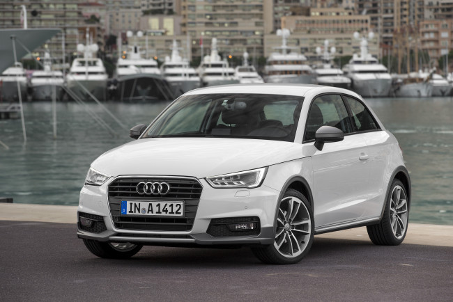 Обои картинки фото автомобили, audi, светлый, 8x, ultra, tfsi, active, 2014г, a1