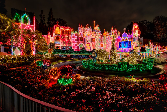 Обои картинки фото праздничные, новогодние пейзажи, иллюминация