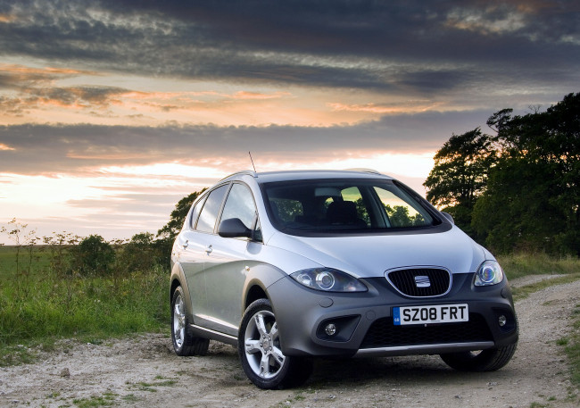 Обои картинки фото автомобили, seat, uk-spec, freetrack, altea