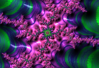 Картинка 3д+графика фракталы+ fractal цвета фон узор