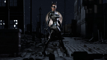 Картинка 3д+графика фантазия+ fantasy униформа взгляд девушка фон маска