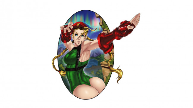 Обои картинки фото рисованное, комиксы, униформа, взгляд, фон, девушка