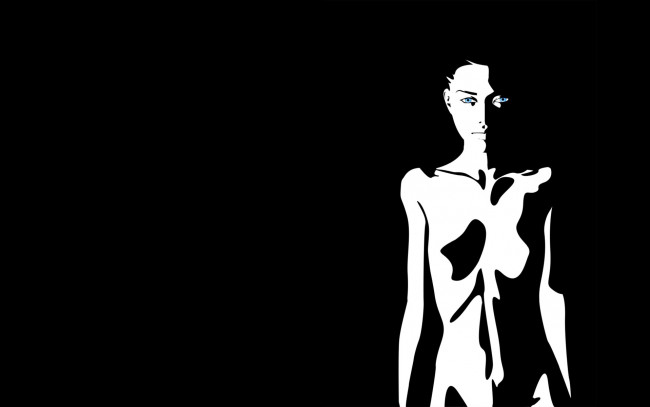 Обои картинки фото векторная графика, девушки , girls, ню, голубоглазая, девушка