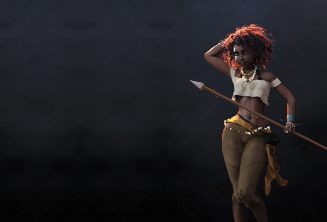 Обои картинки фото 3д графика, амазонки , amazon, охотница, huntress, арт, девушка, jason, knight