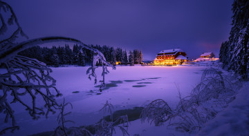 Картинка города -+пейзажи зима снег
