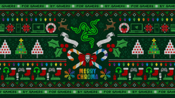 Картинка компьютеры razer фон логотип