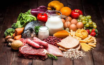 Картинка еда разное продукты