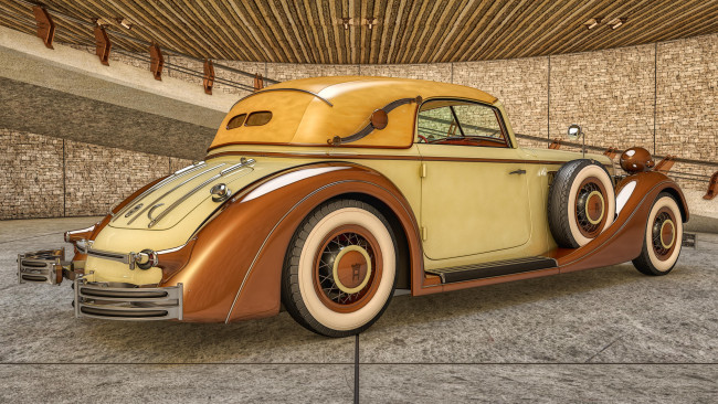 Обои картинки фото автомобили, 3д, фон, автомобиль