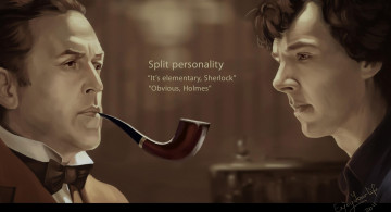 Картинка рисованное кино шерлок