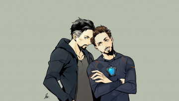 Картинка рисованное кино тони старк доктор стрэндж стефан стрендж стивен железный человек