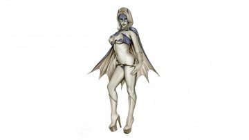 Картинка рисованное комиксы маска взгляд фон девушка