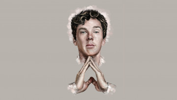 Картинка рисованное люди benedict cumberbatch