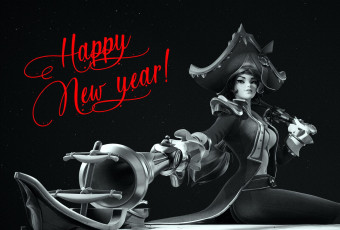 Картинка видео+игры league+of+legends miss fortune пистолет корабль шляпа