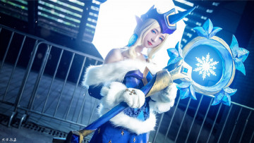 Картинка девушки -+креатив +косплей soraka mua dong dieu ky костюм посох