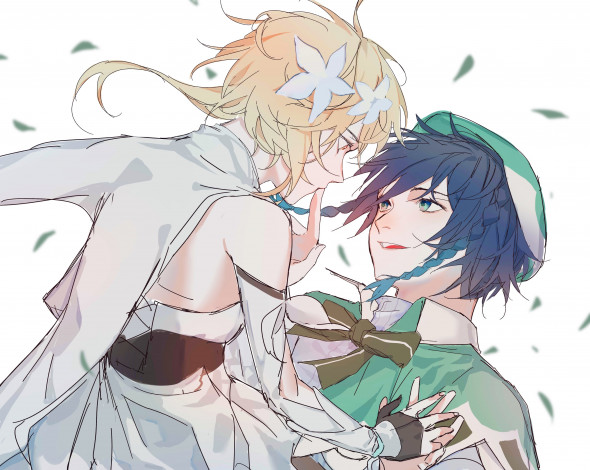 Обои картинки фото аниме, genshin impact, genshin, impact