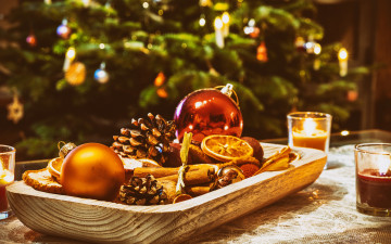Картинка holiday праздничные -+разное+ новый+год рождество новый год декор специи свечи