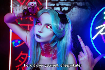 Картинка арина+морро девушки образ костюм оружие жест