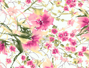 Картинка рисованное цветы