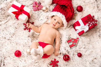 Картинка разное дети ребенок шапка подарки шарики