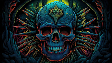 Картинка фэнтези нежить нейросети графика нейроарт ai art нейронные сети рисунки нейро искусство