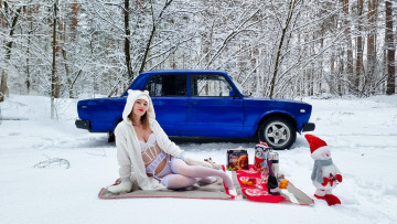 Картинка автомобили -авто+с+девушками lada 2107