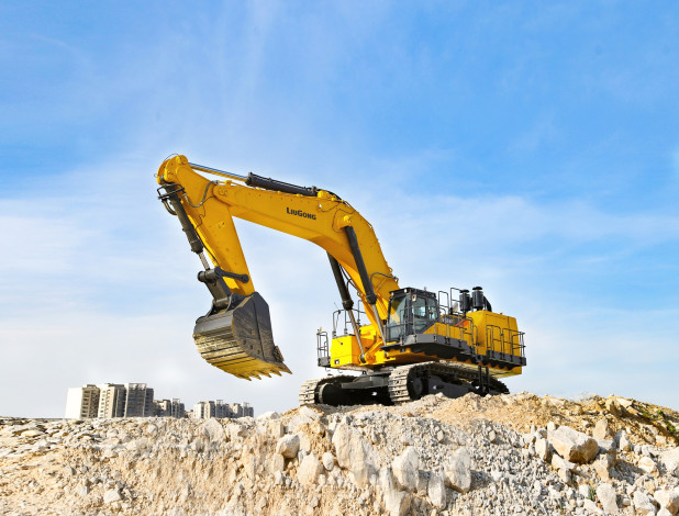 Обои картинки фото техника, экскаваторы, liugong