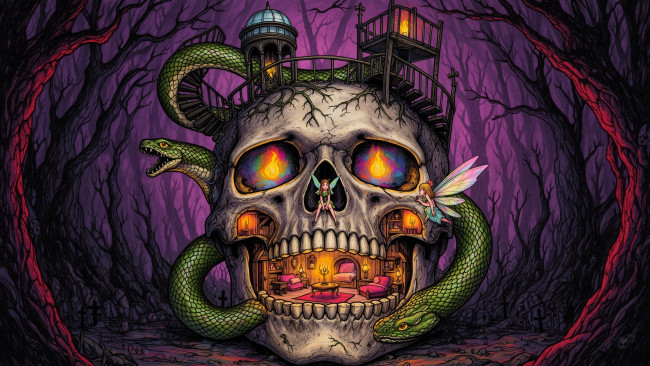 Обои картинки фото фэнтези, нежить, нейросети, графика, нейроарт, ai, art, нейронные, сети, рисунки, нейро, искусство, нейрографика, graphics, neuroart, neural, networks, drawings, neuro, neurography