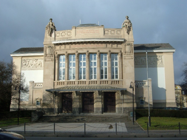 Обои картинки фото giessen, west, germany, города, здания, дома