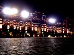 Картинка города огни ночного