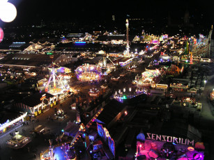 Картинка города огни ночного