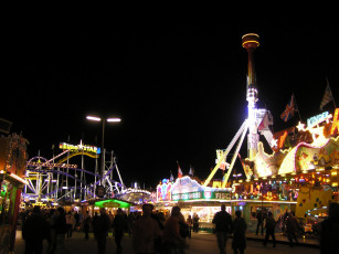 Картинка города огни ночного