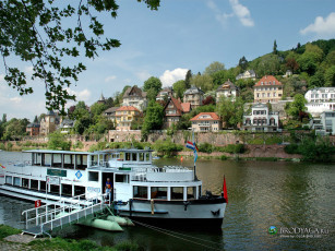 обоя heidelberg, корабли, теплоходы