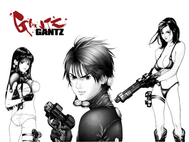 Обои картинки фото аниме, gantz