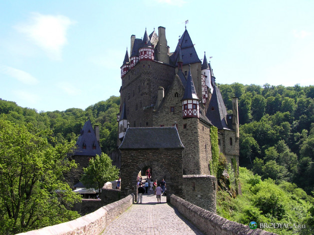 Обои картинки фото brug, eltz, города, дворцы, замки, крепости