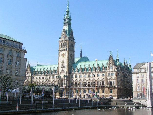 Обои картинки фото hamburg, города, здания, дома