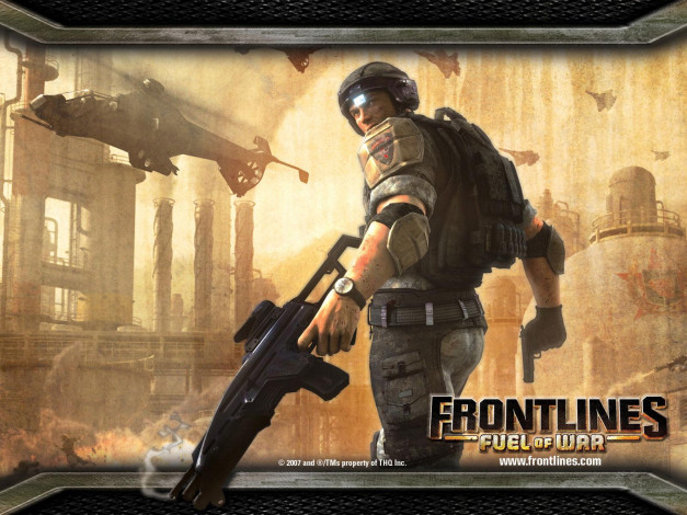 Обои картинки фото frontlines, fuel, of, war, видео, игры