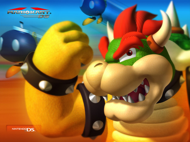 Обои картинки фото mario, kart, ds, видео, игры