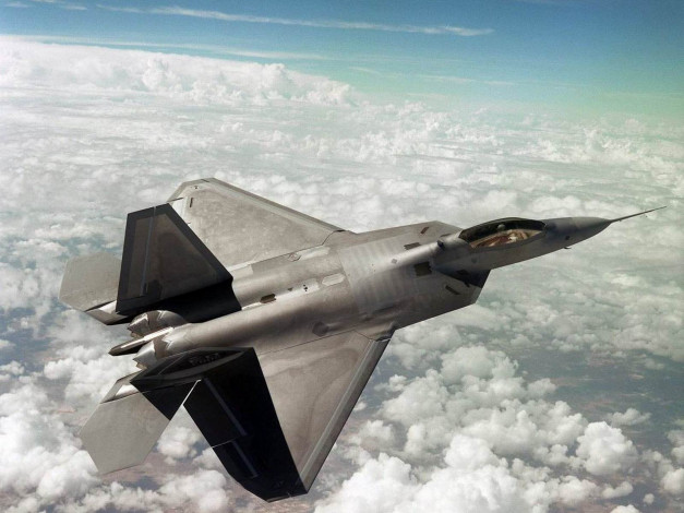 Обои картинки фото 22, raptor, авиация, боевые, самолёты