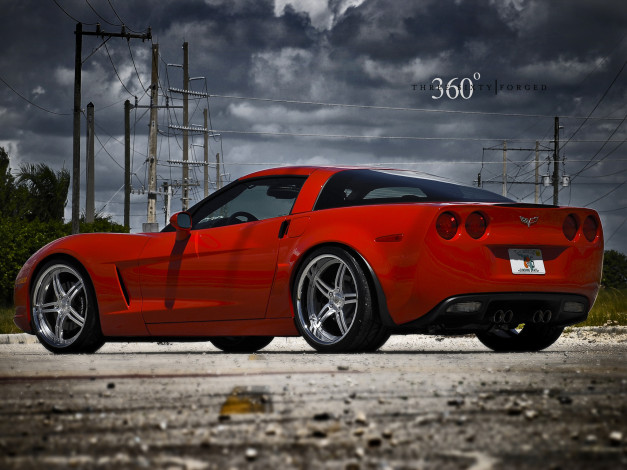 Обои картинки фото автомобили, corvette